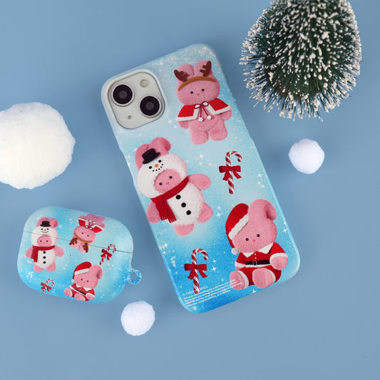 Pattern Happy Holiday Windy Phone Case (Hard/Card Storage)