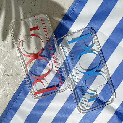 Poolside Phone Case (Clear/Tank 透明/透明Tank款) (4色)