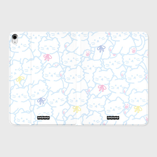 SOFT CHICHI-WHITE IPAD COVER