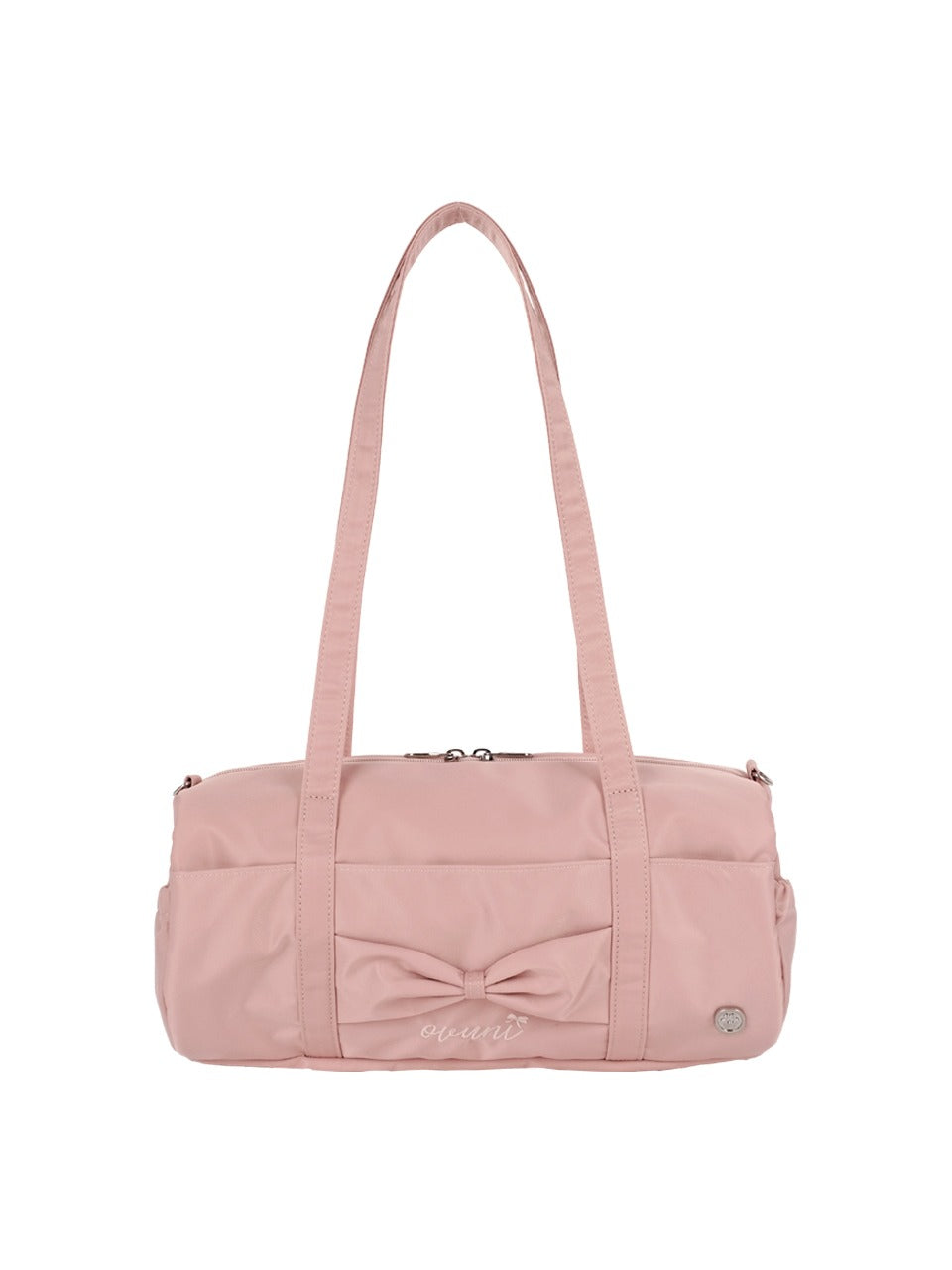 Ovuni Fluffy ribbon bag_rose pink