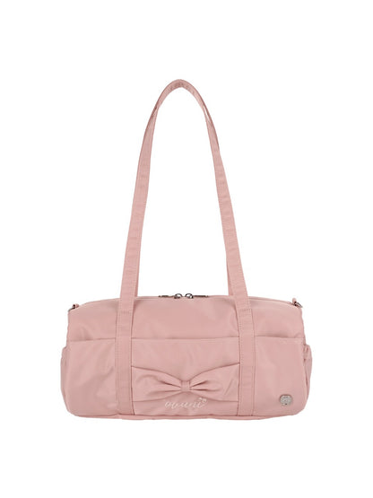 Ovuni Fluffy ribbon bag_rose pink