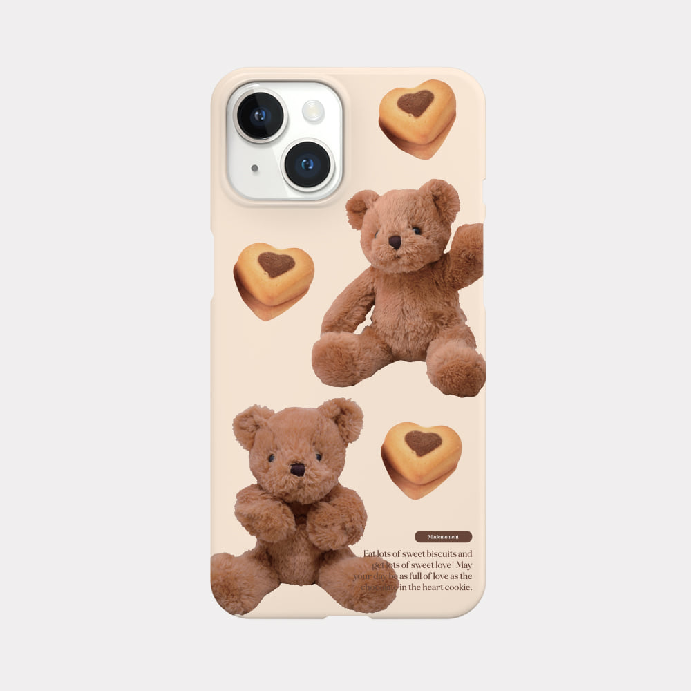 Pattern Sweet Some Teddy Phone Case (Hard/Card Storage)