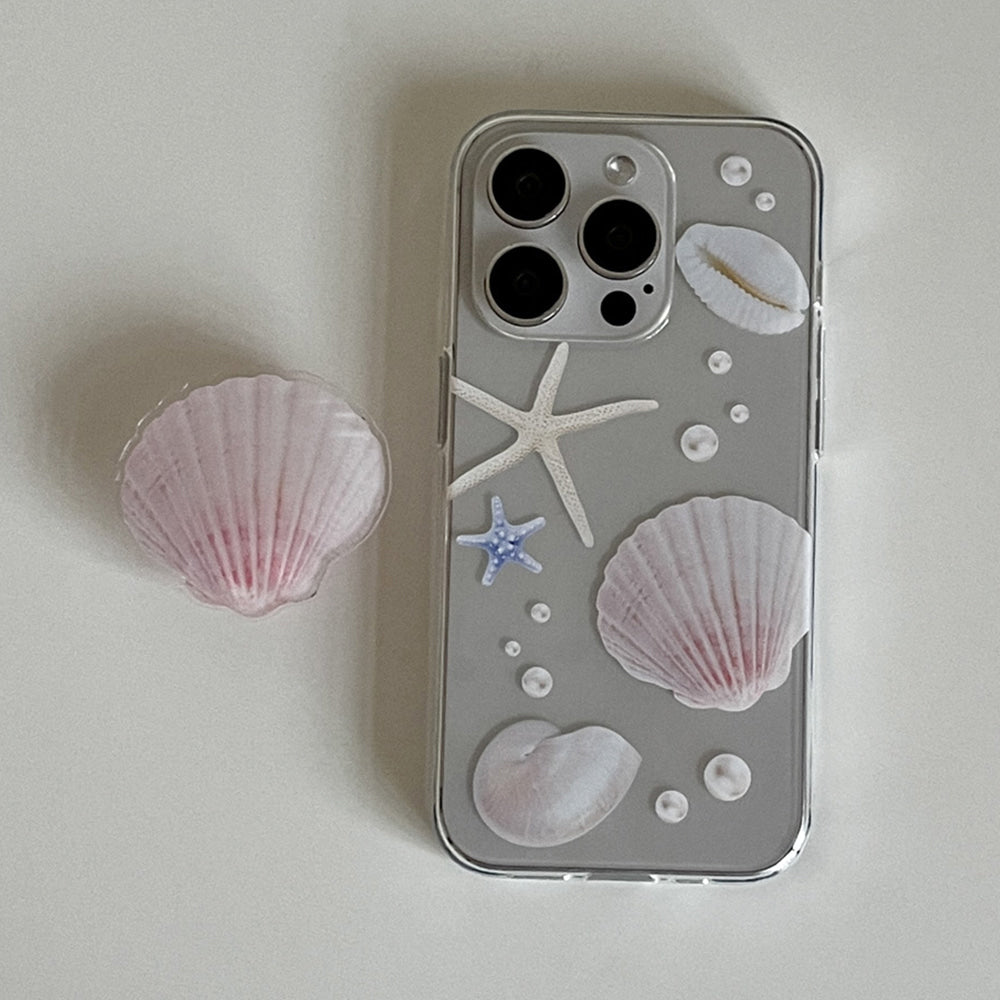 Shells of Beach Phone Case (Clear/Tank Clear/Clear card storage)