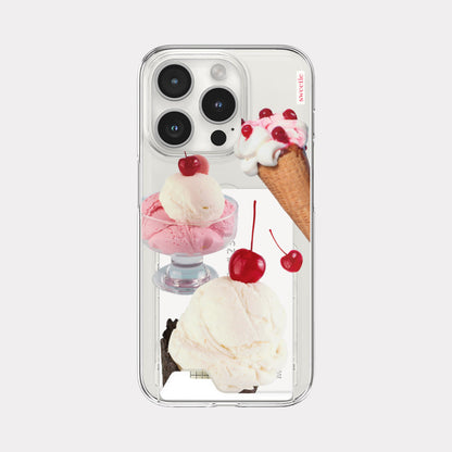 Sweet Cherry Phone Case (Clear/Tank Clear/Clear card storage)