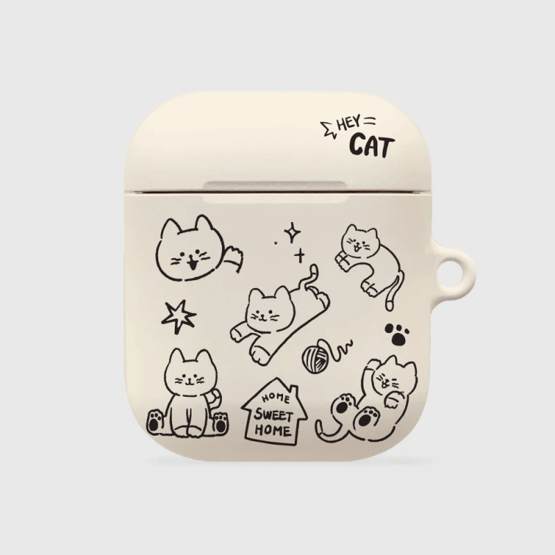 Sweet Home Hey Cat Airpods Case (Hard 硬殼)
