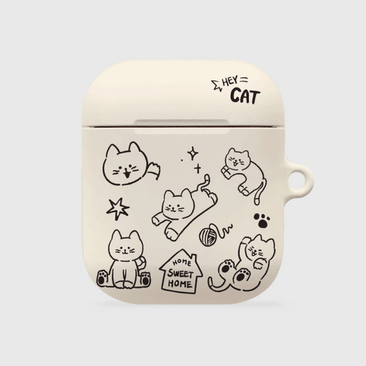 Sweet Home Hey Cat Airpods Case (Hard 硬殼)