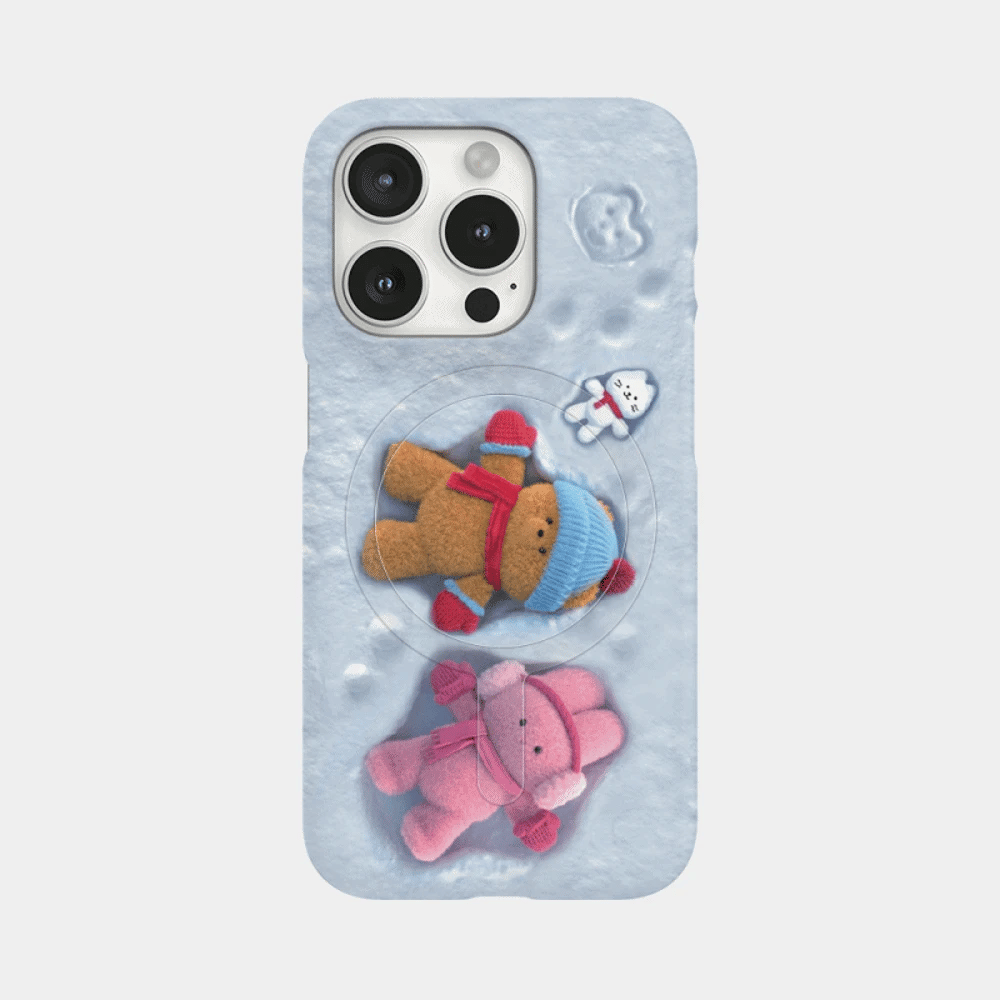Snow Angel Gummy and Windy Phone Case (Hard/Card Storage/Magsafe)