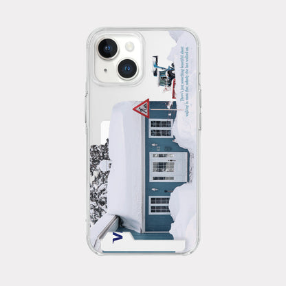 Beautiful Snow Pile Phone Case (Clear/Tank Clear/Clear card storage)