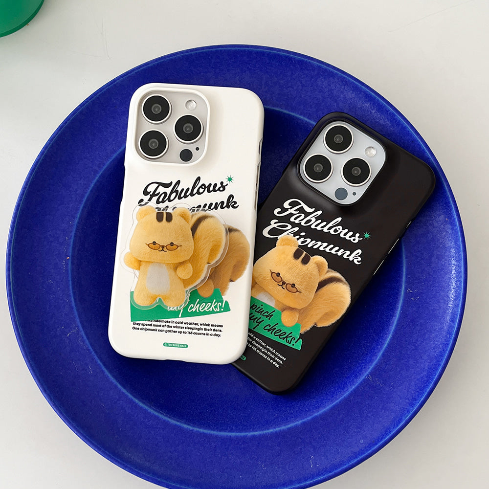 Fabulous Chipmunk Phone Case (Hard/Card Storage)