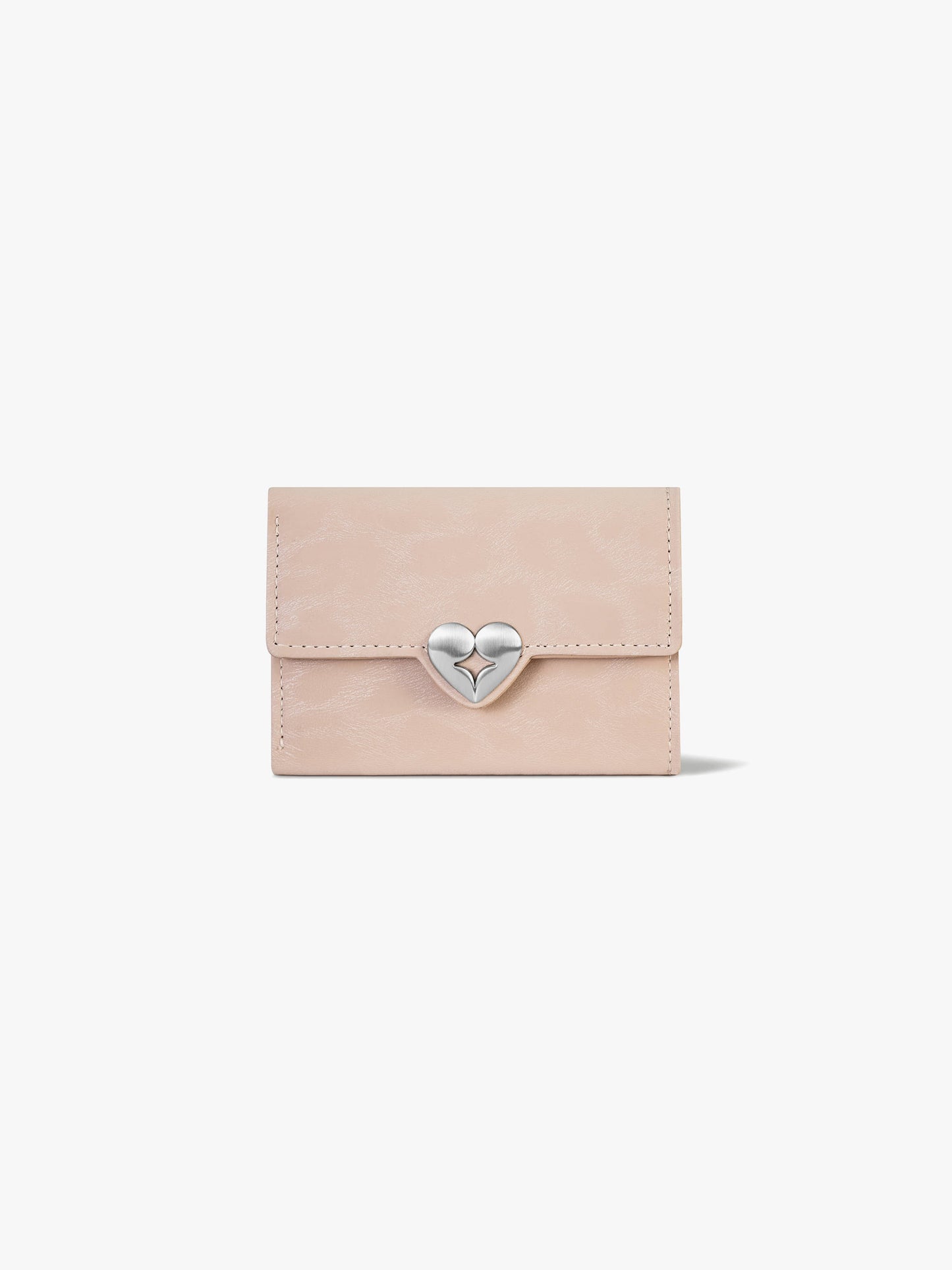 Fennec Hearty Flap Wallet - Leopard Pink