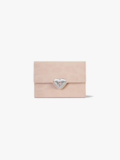 Fennec Hearty Flap Wallet - Leopard Pink