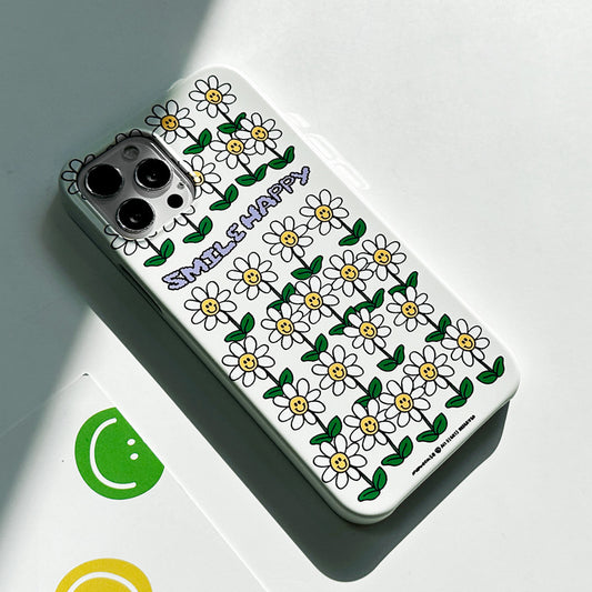 549 Happy Daisy Cream Phone Case (Hard 普通硬殼)