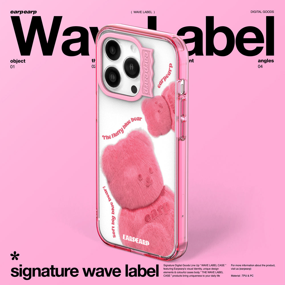 FUR BIG FACO-PINK (Wave Label Clear Case)