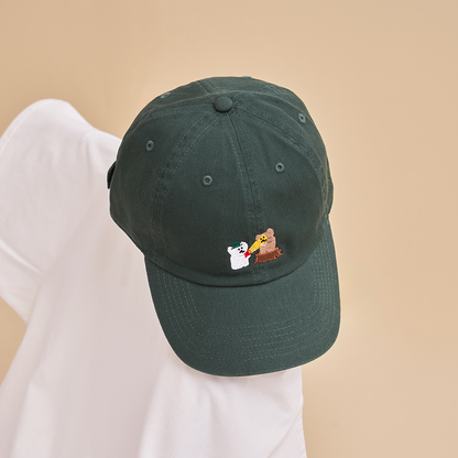 Dinotaeng Bobo In The Woods Baseball Cap - Green