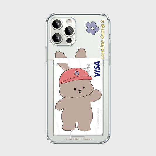 553 Bunny B (Card Pocket Jelly Case 透明插卡款)