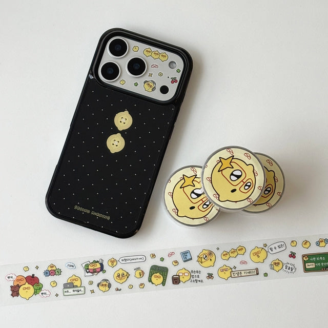 Second Morning Red Glasses Lemony Kiss-cut MT