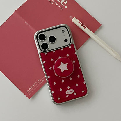 Star Sprinkle Phone Case (Silver bumper)