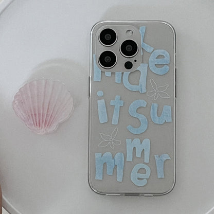 Make It Summer Phone Case (Clear/Tank Clear/Clear card storage)