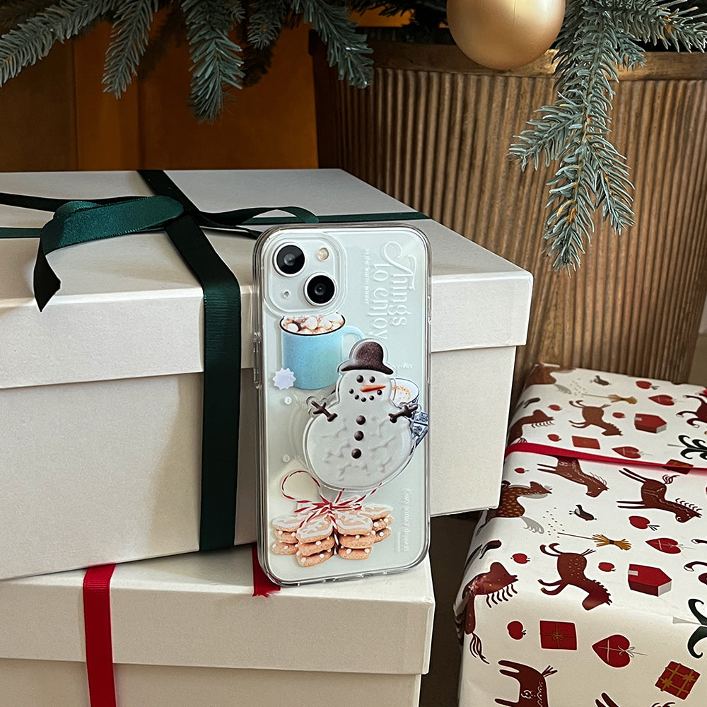 Holiday Dessert Phone Case (Clear/Tank Clear/Clear card storage)