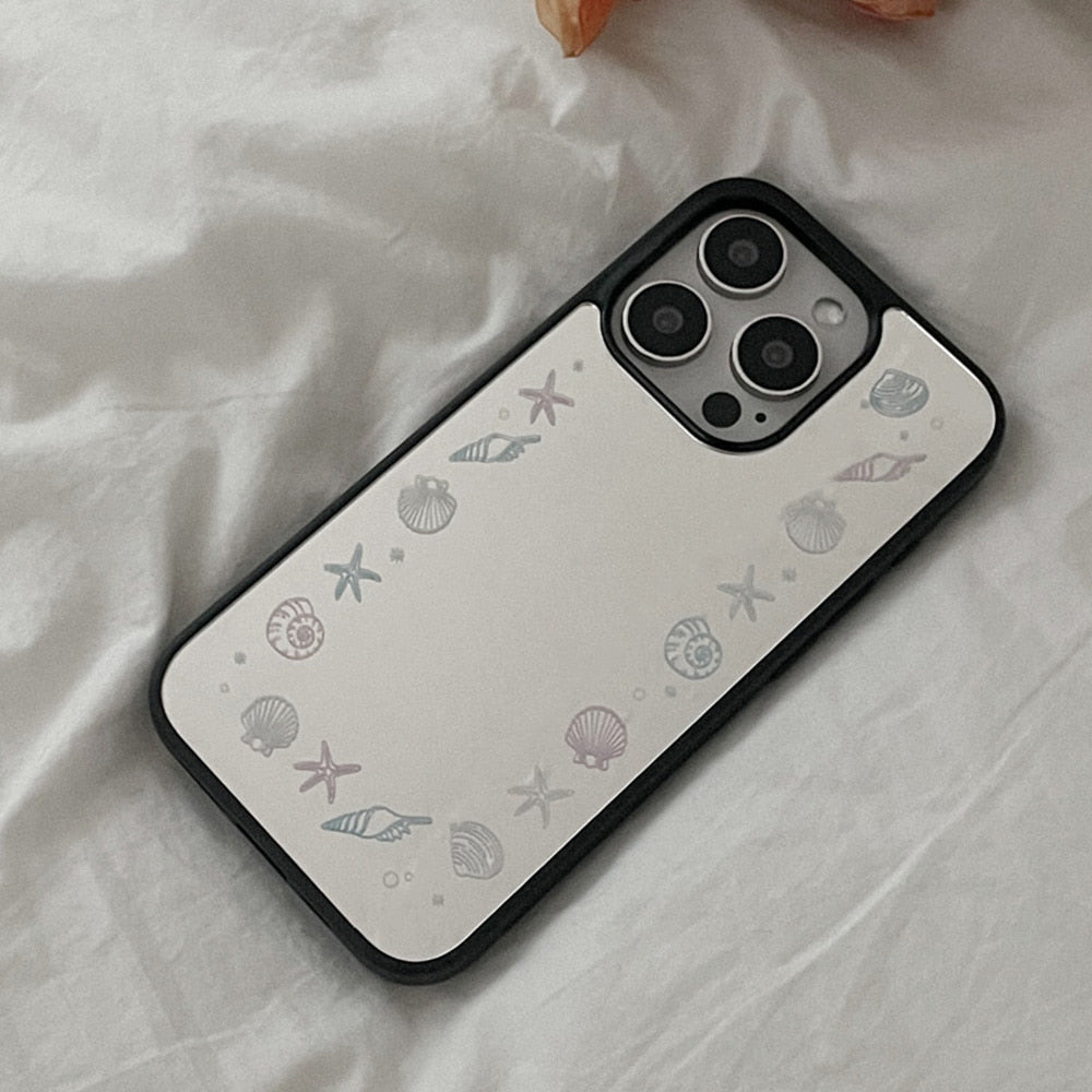 Frame Drawing Shells Mirror Bumper Case (鏡面殼) (2色)