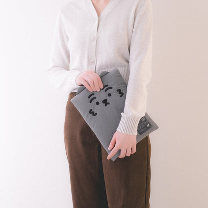 Muzik Tiger Slim Laptop Pouch (9-16 inch) #灰色老虎