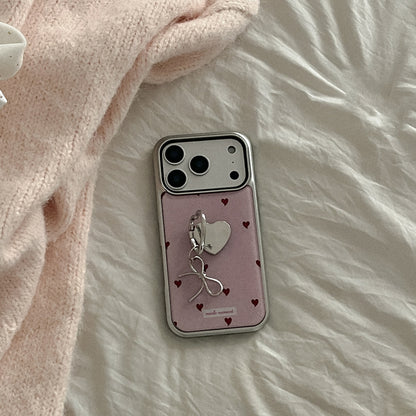 【Set】Sweet Knit Love (Silver Bumper Case)+指環扣