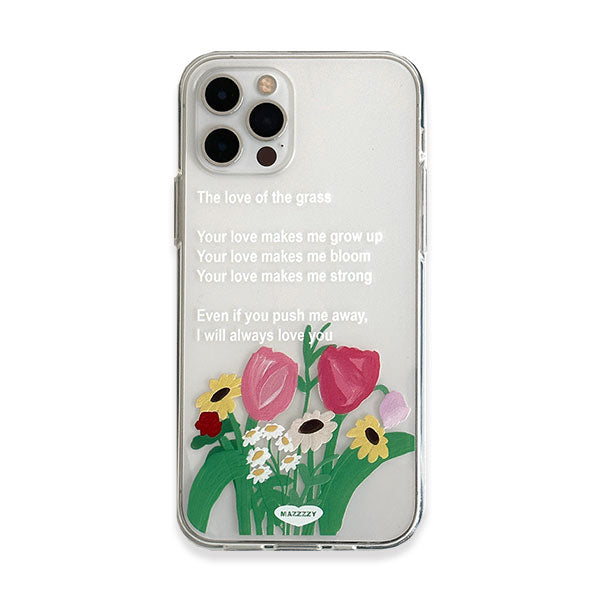 Mazzzzy The love of the grass Phone Case (Jelly/Jelly Hard/Magsafe)