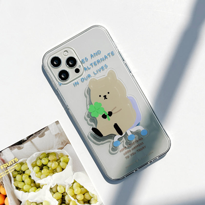 547 Lucky Quokka Phone Case (Clear 透明殼)