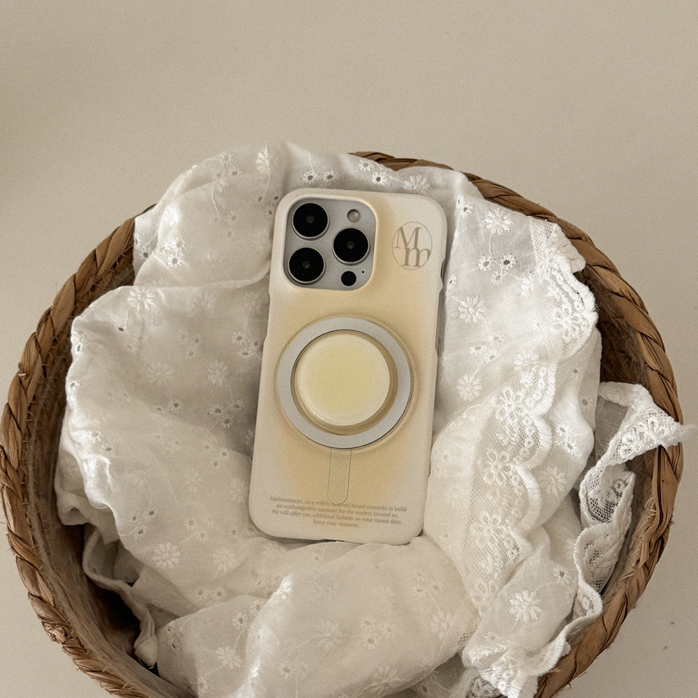 [mm] Simple Gradation Phone Case (Hard/Card Storage/Magsafe) (5色)