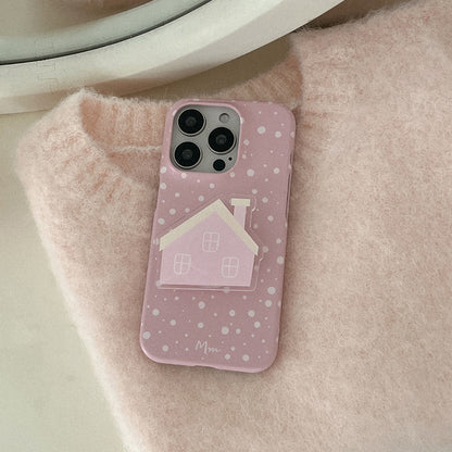 [mm] Snow Pattern Phone Case (Hard/Card Storage) (4色)