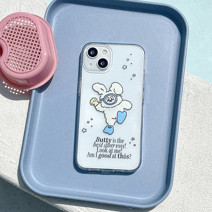 Best Dive Butty Phone Case (Clear/Tank 透明/透明Tank款)