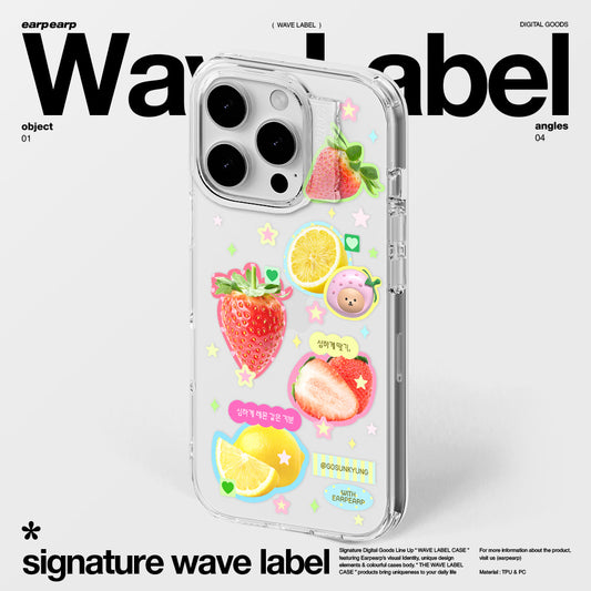 LEMON-LIKE FEELING-CLEAR (Wave Label Clear Case)