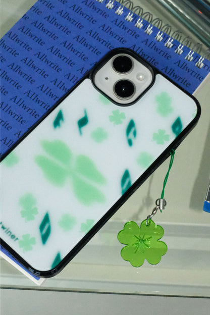Twiner Lucky Clover Phone Case (Epoxy)