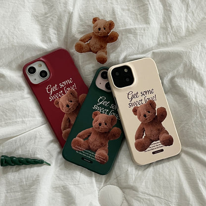 Sweet Some Teddy Phone Case (Hard/Card Storage)