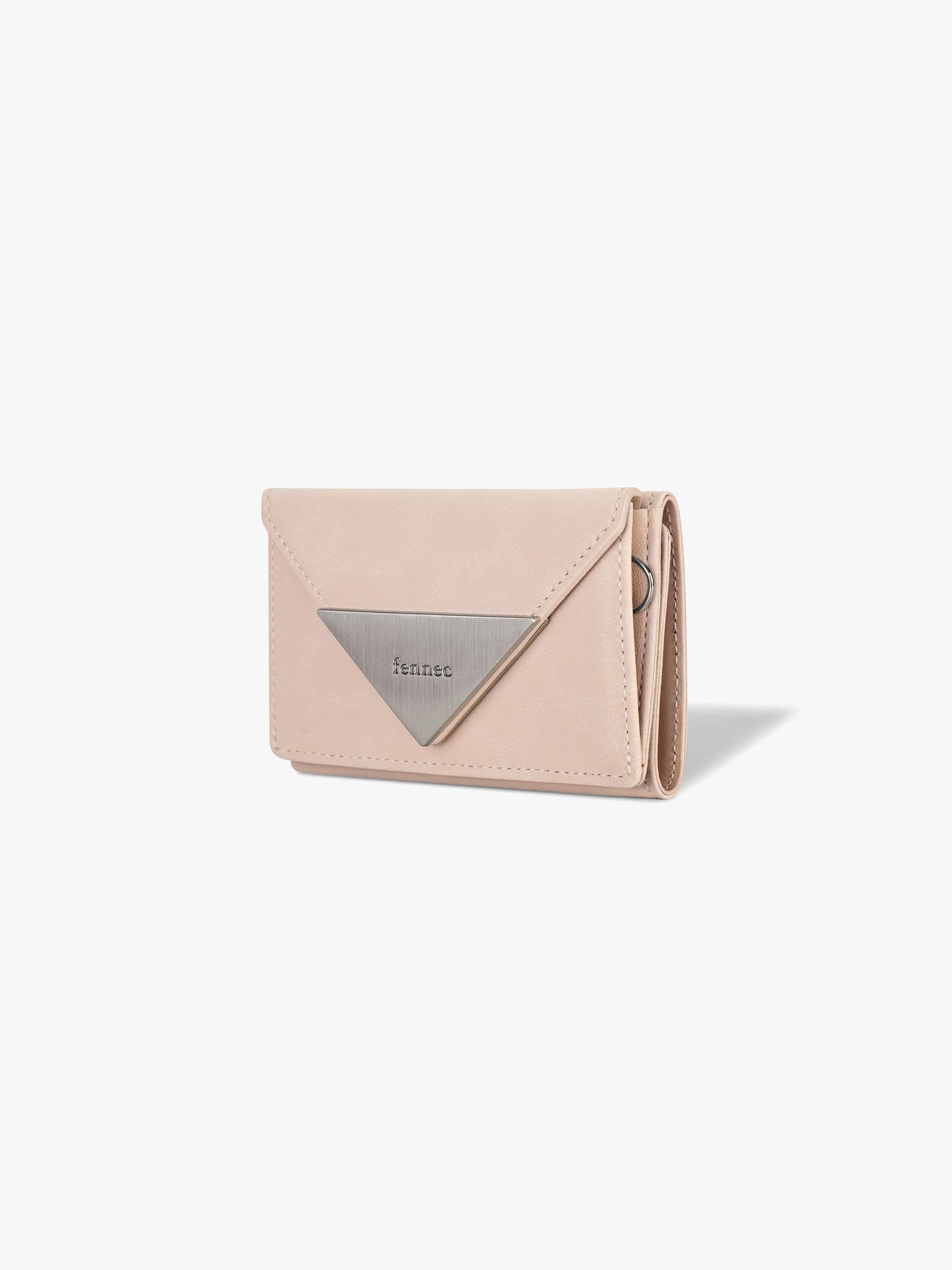 Fennec Triangle Triple Wallet - Leopard Pink