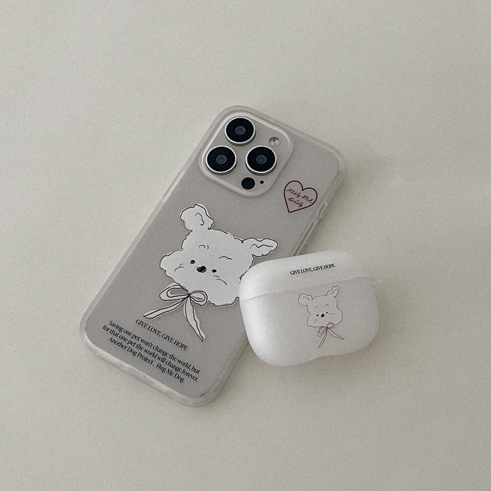 [Another Dog Project] Hug Me Dog Airpods Case (半透明殼)