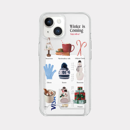 Winter Collection Phone Case (Clear/Tank Clear/Clear card storage)