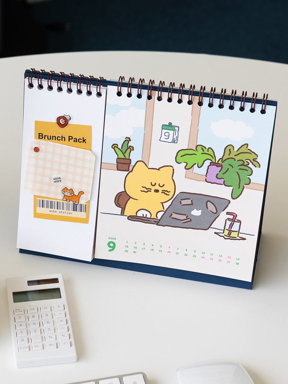 【新上架優惠🐱】Romane 2026 Brunch Brother Desk Calendar