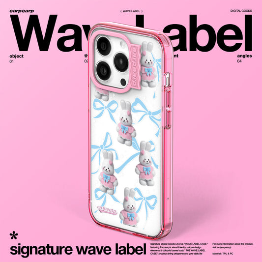 RIBBON PRINCESS POPO-PINK (Wave Label Clear Case)