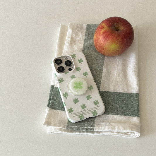 Clover Wish Phone Case (Hard/Card Storage/Magsafe)