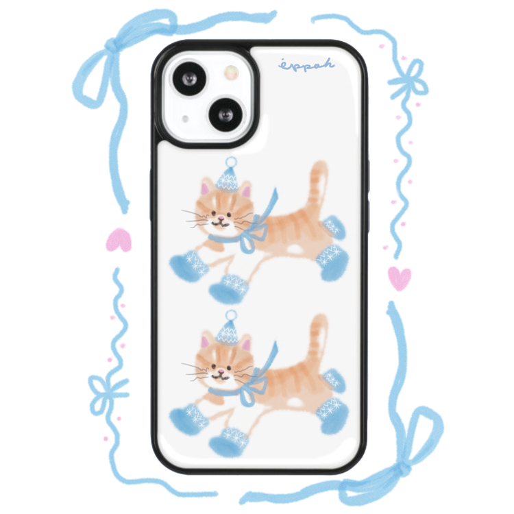Eppah Winter Cheese Cat Case (Epoxy bumper/Glass/Magsafe)