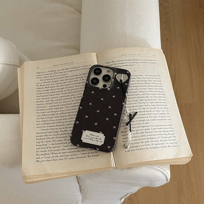 【Set】Small Ribbon Pattern (Hard 硬殼)+Tag Holder+Keyring