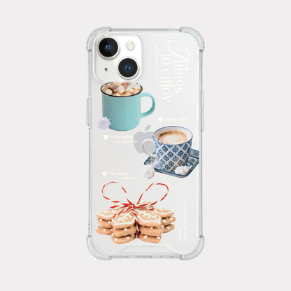 Holiday Dessert Phone Case (Clear/Tank Clear/Clear card storage)