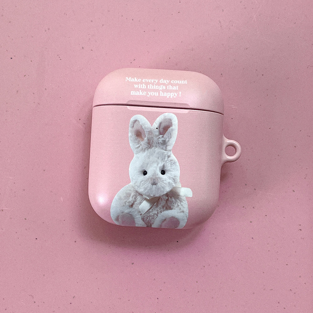 Make Happy Bunny Airpods Case (Hard 硬殼) (2色)