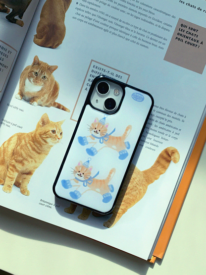 Eppah Winter Cheese Cat Case (Epoxy bumper/Glass/Magsafe)