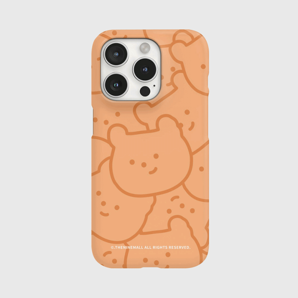 Gummy Line Pattern Phone Case (Hard/Card Storage)