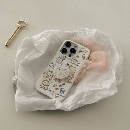 Summer Bear Phone Case (Hard/Card Storage/Magsafe) (2色)