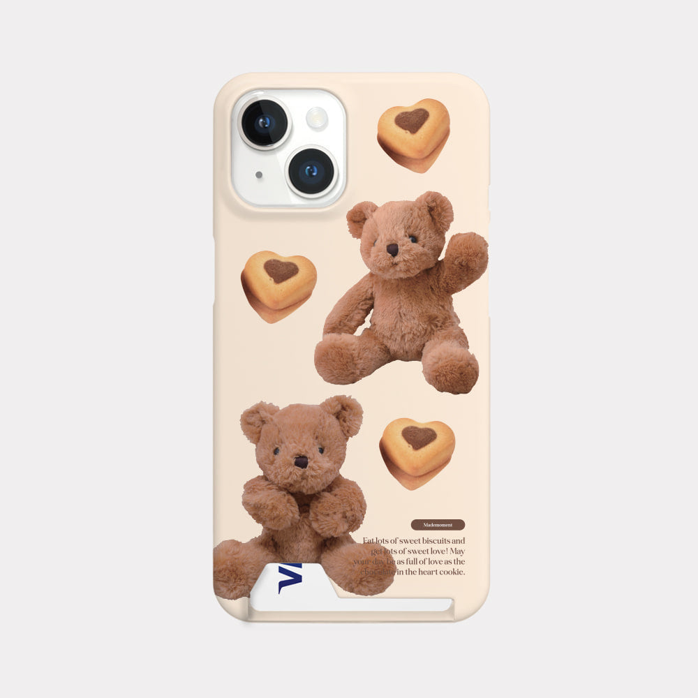 Pattern Sweet Some Teddy Phone Case (Hard/Card Storage)