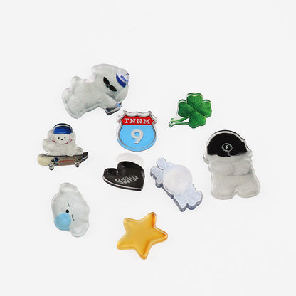 Theninemall Ppokku Acrylic Charm Set (9P) /Jibbitz 鞋扣