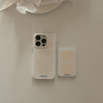 Pastel Clover Phone Case (Hard/Card Storage/Magsafe) (3色)